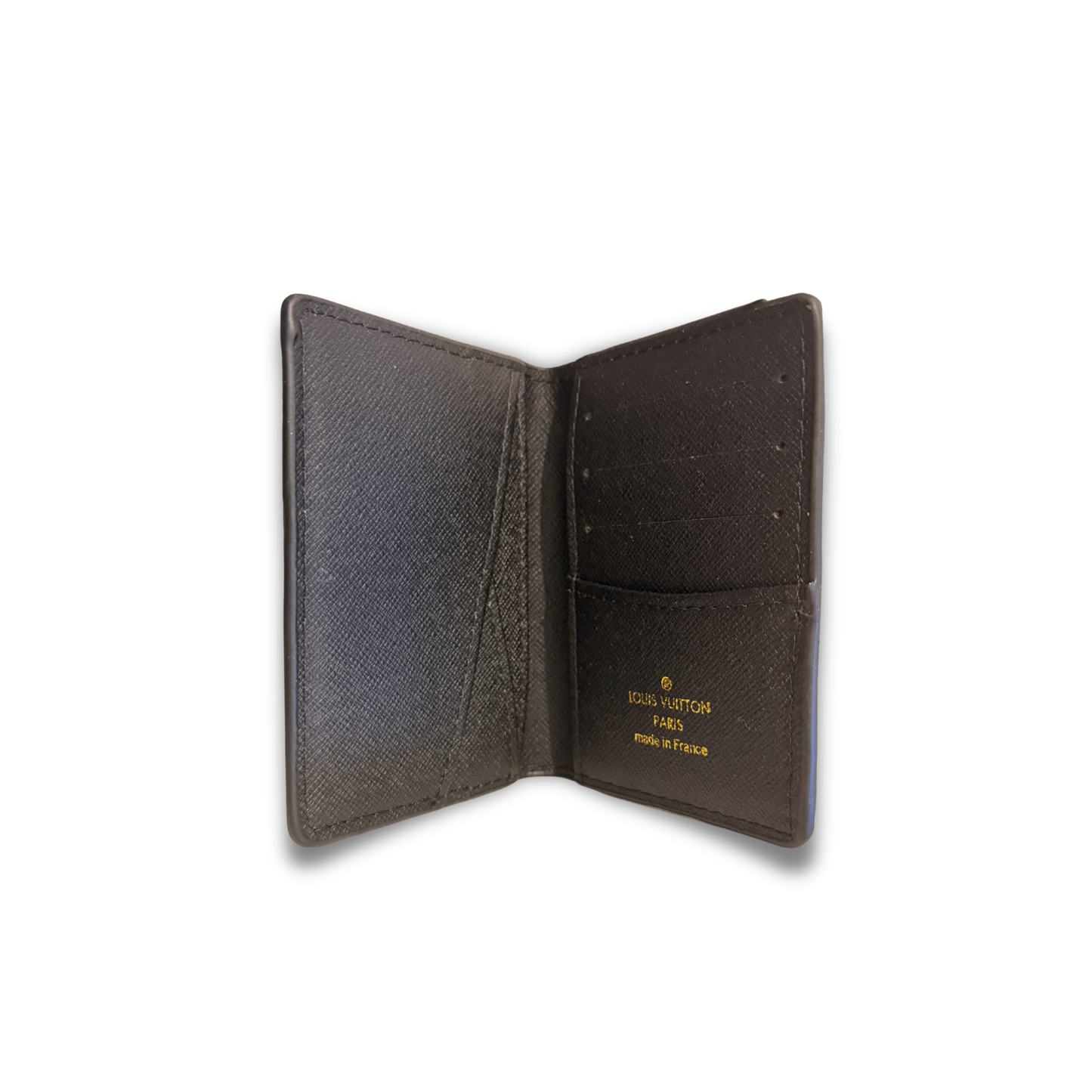 LOUIS VUITTON DAMIER FLIP CARD HOLDER - BLACK/WHITE