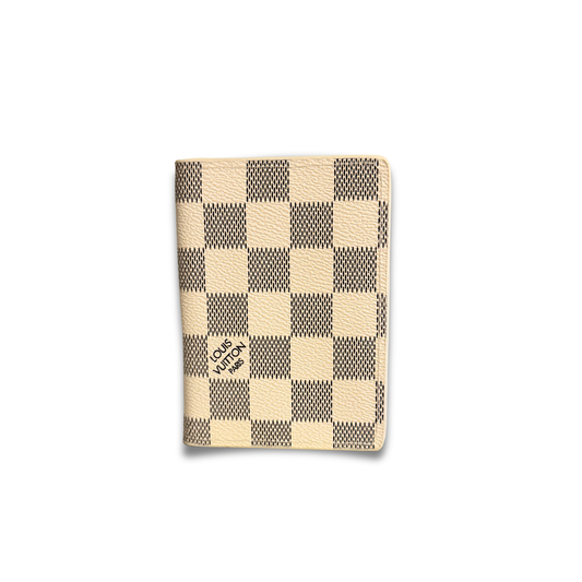 LOUIS VUITTON DAMIER FLIP CARD HOLDER - WHITE