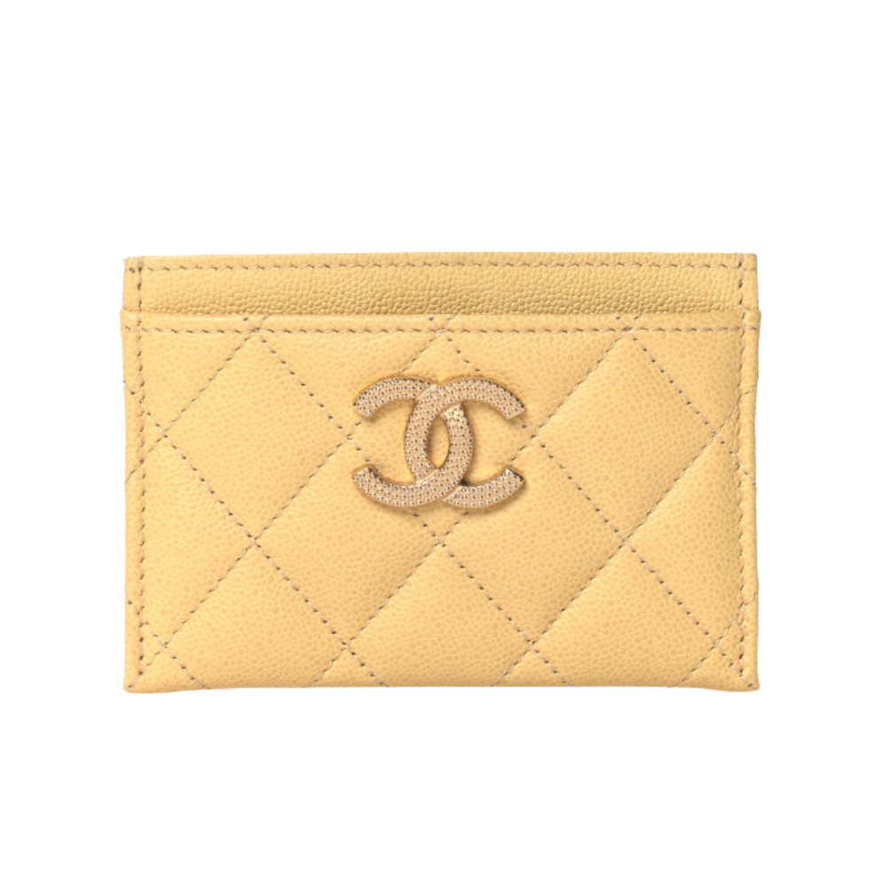 CHANEL CLASSIC CARD HOLDER - BEIGE