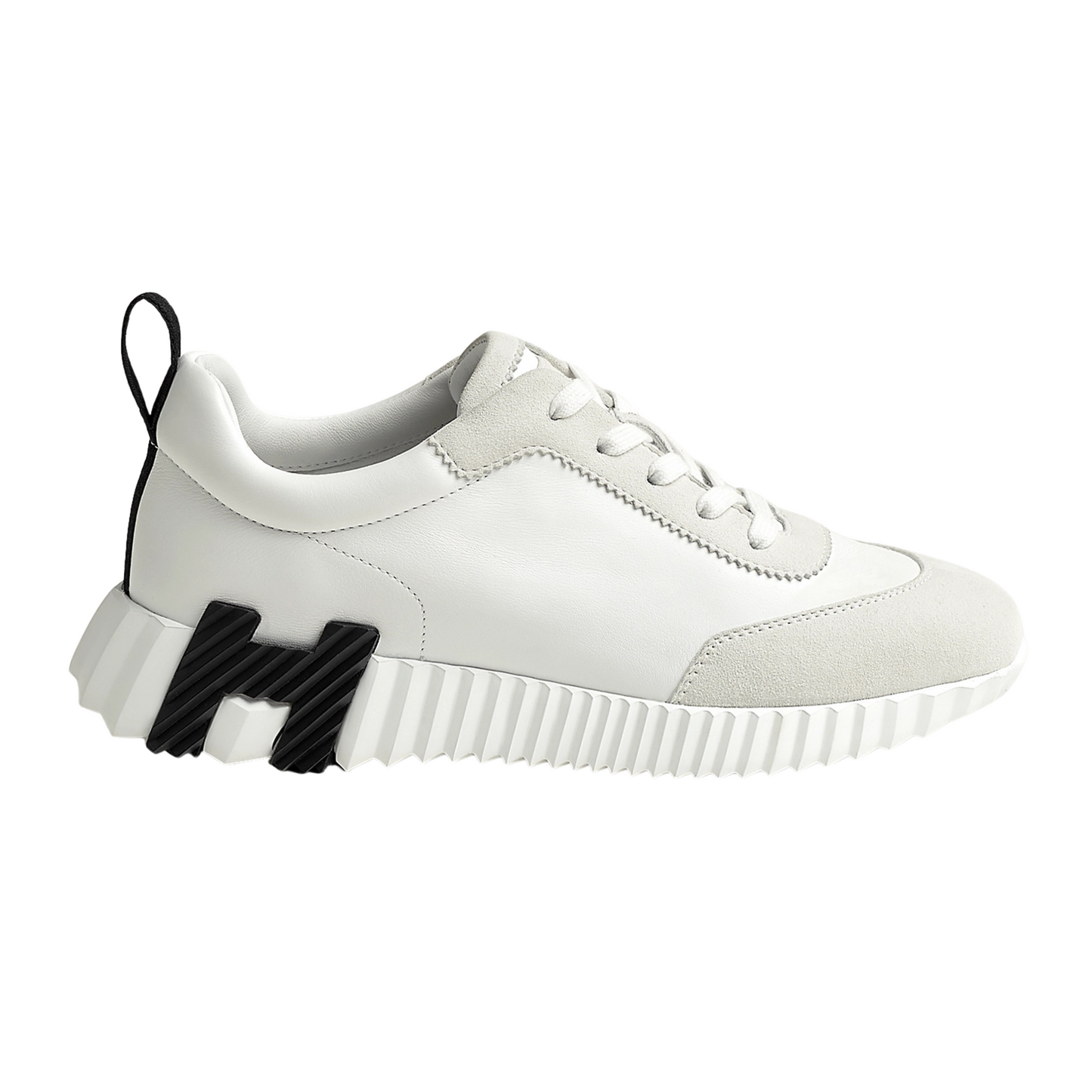 HERMES BOUNCING SNEAKER - WHITE/BLACK