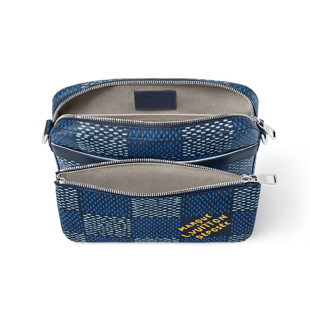 LOUIS VUITTON TRIO MESSENGER BAG MEN - BLUE/YELLOW