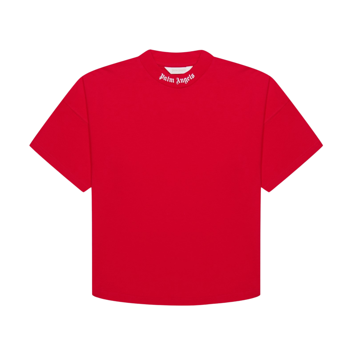 PALM ANGELS LOGO T-SHIRT - RED