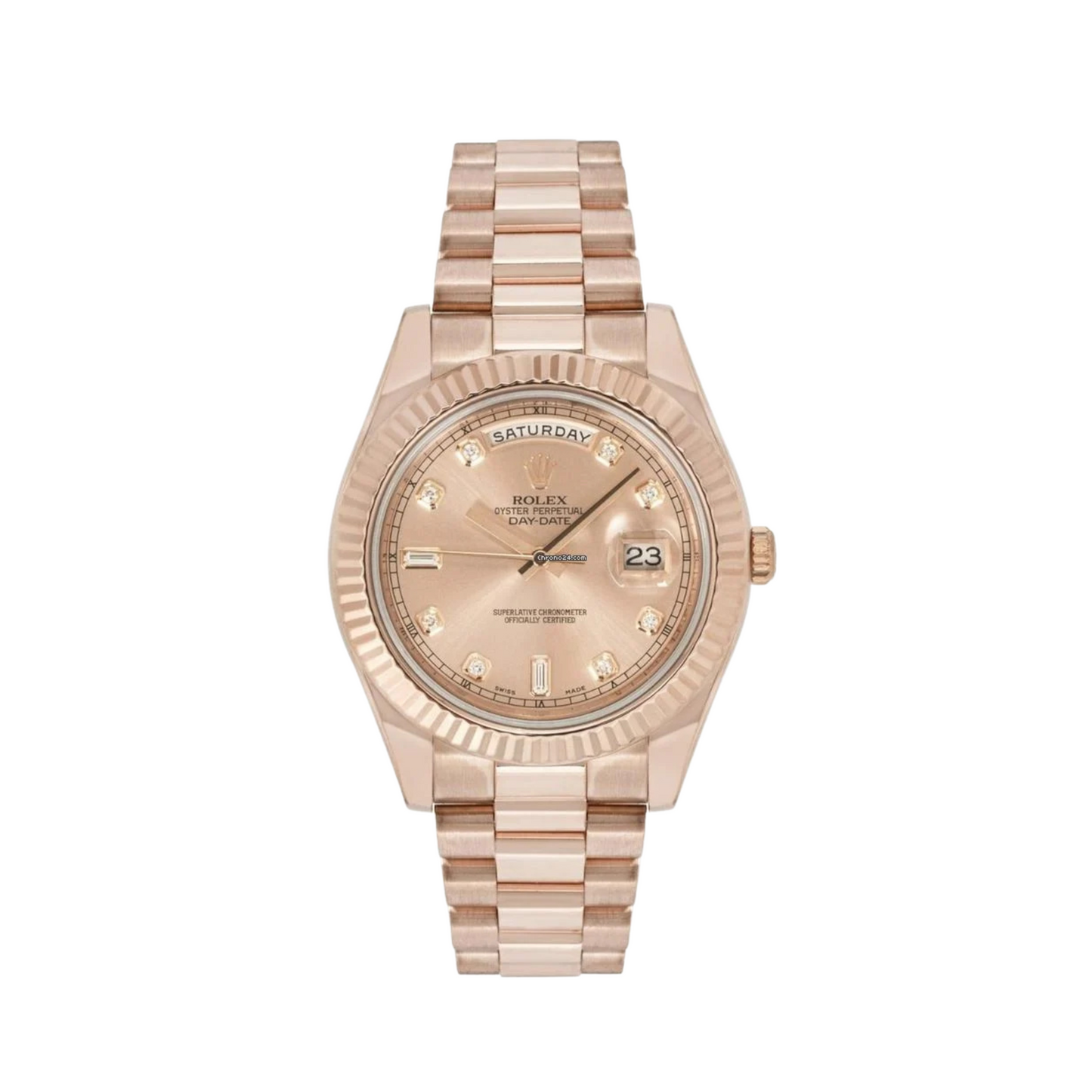 ROLEX DAY DATE 40 ROSE/ROSE DIAL