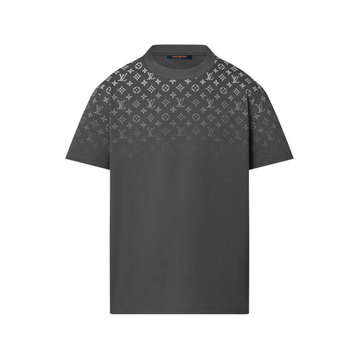 LOUIS VUITTON GRADIENT LOGO T-SHIRT - GREY