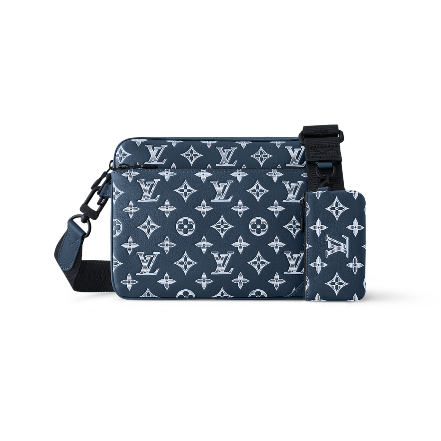 LOUIS VUITTON TRIO MESSENGER BAG - NAVY BLUE