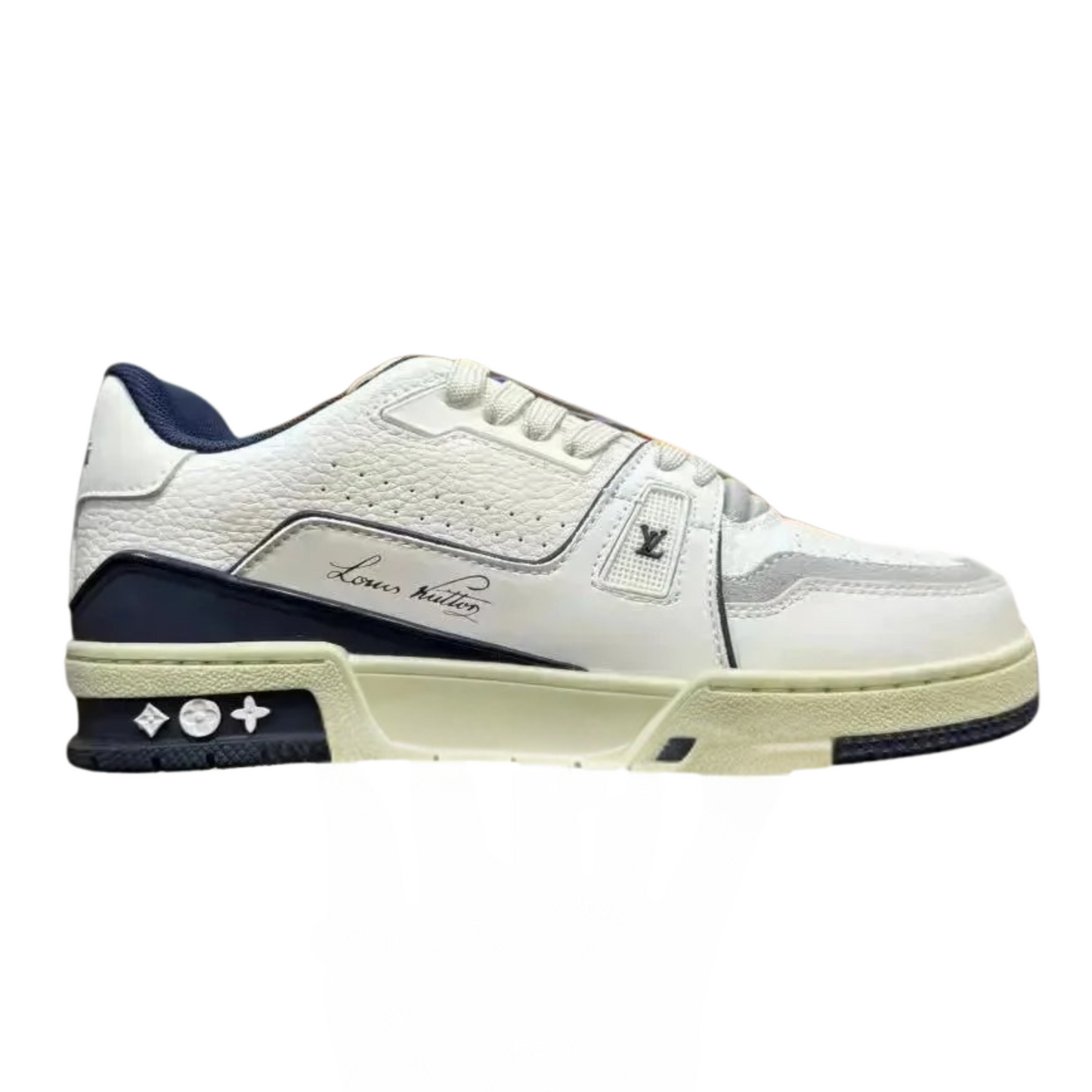 LOUIS VUITTON TRAINER SNEAKER WHITE/BLUE