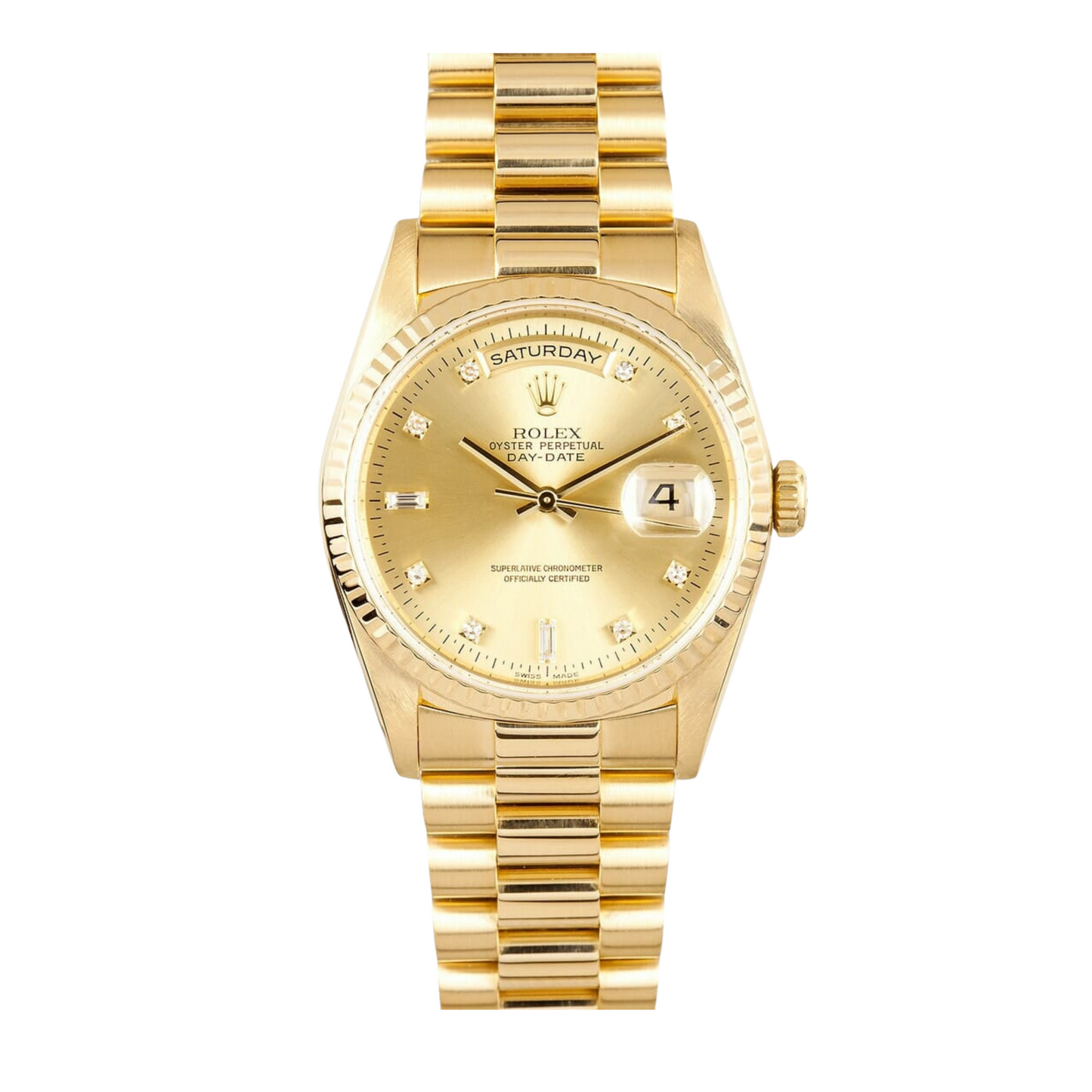 ROLEX DAY DATE PRESIDENT 40 YELLOW GOLD CHAMPAGNE DIAL