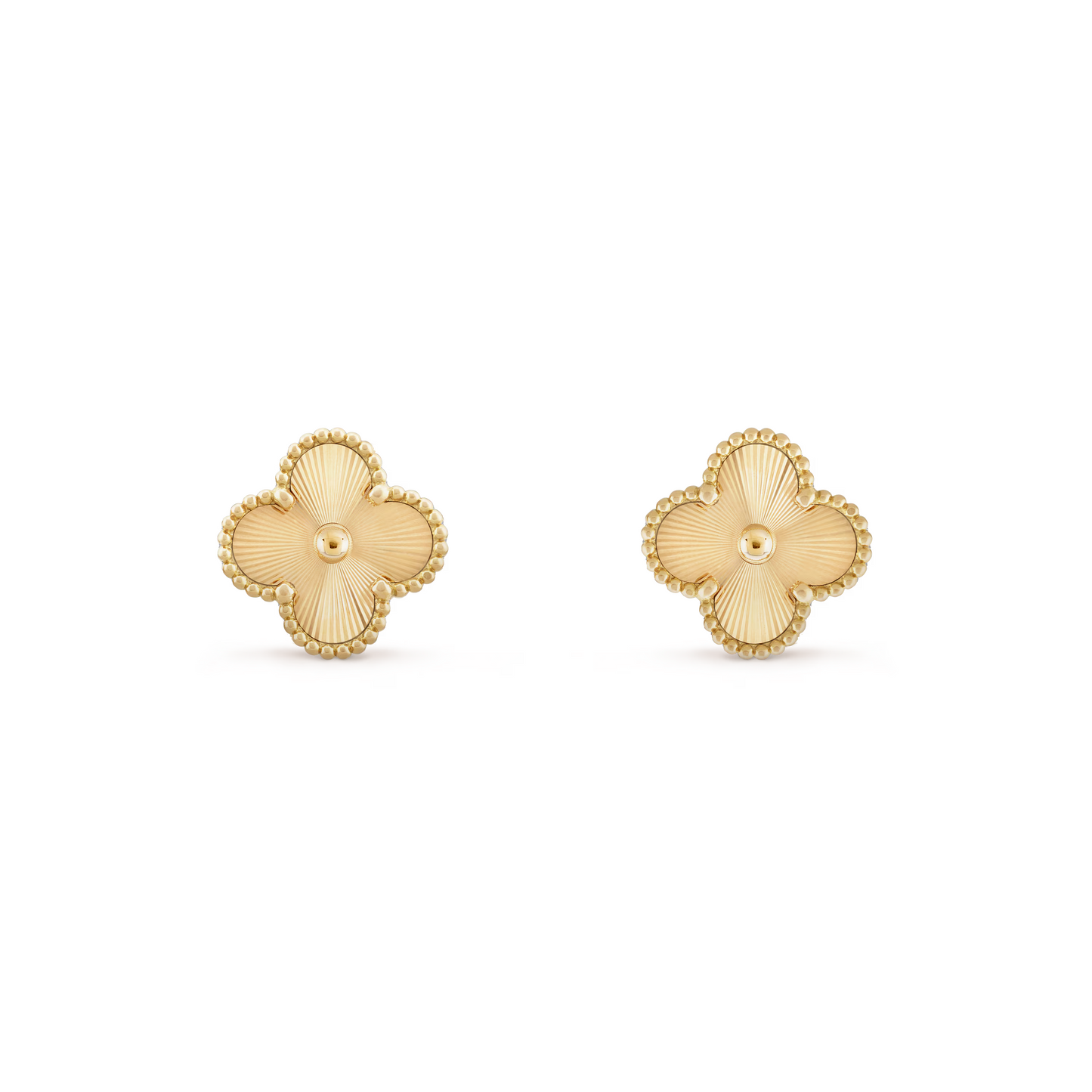 VAN CLEEF VINTAGE ALHAMBRA EARRINGS - GOLD