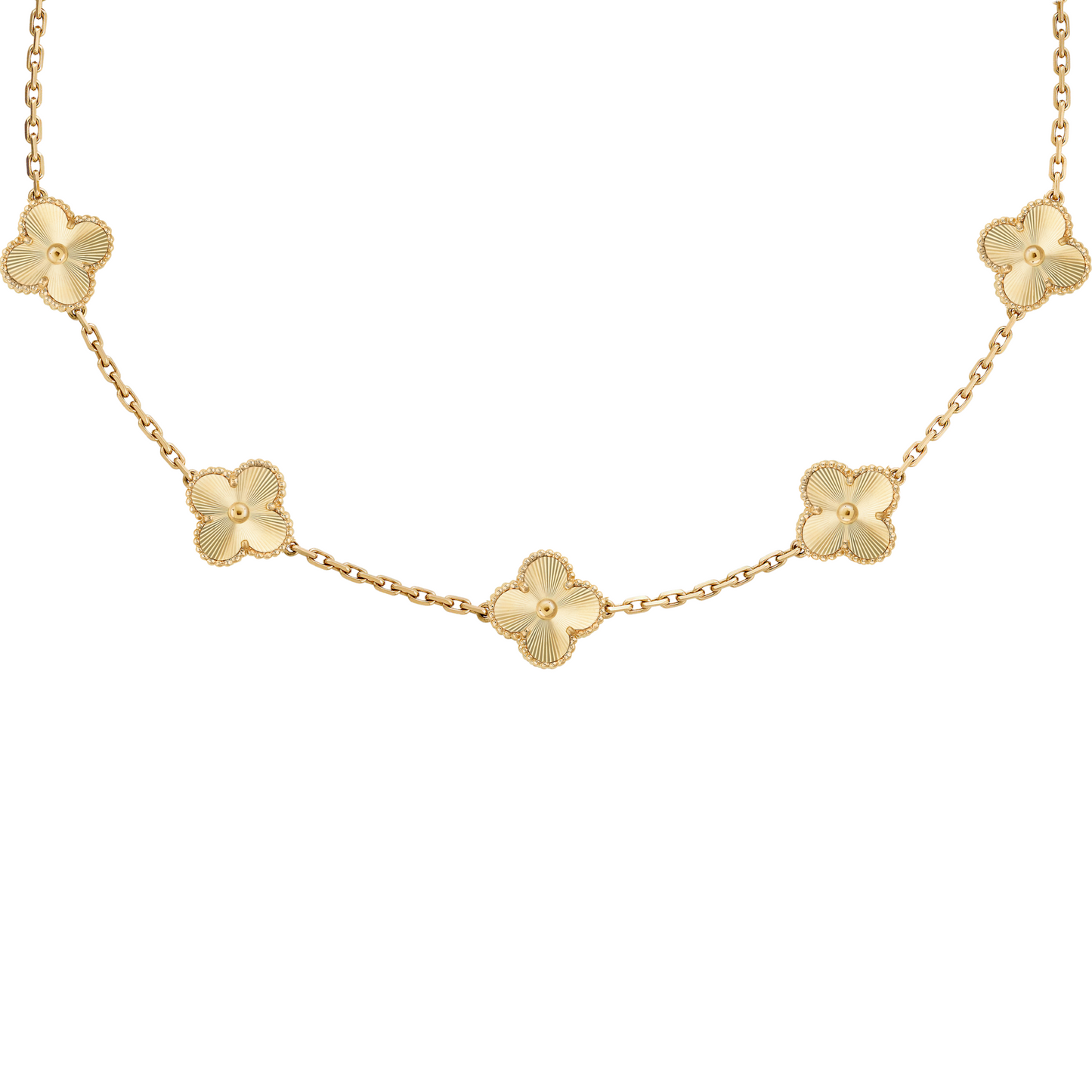 VAN CLEEF VINTAGE ALHAMBRA NECKLACE - GOLD