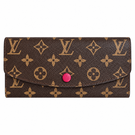 LOUIS VUITTON SARAH MONOGRAM WALLET - BROWN/PINK