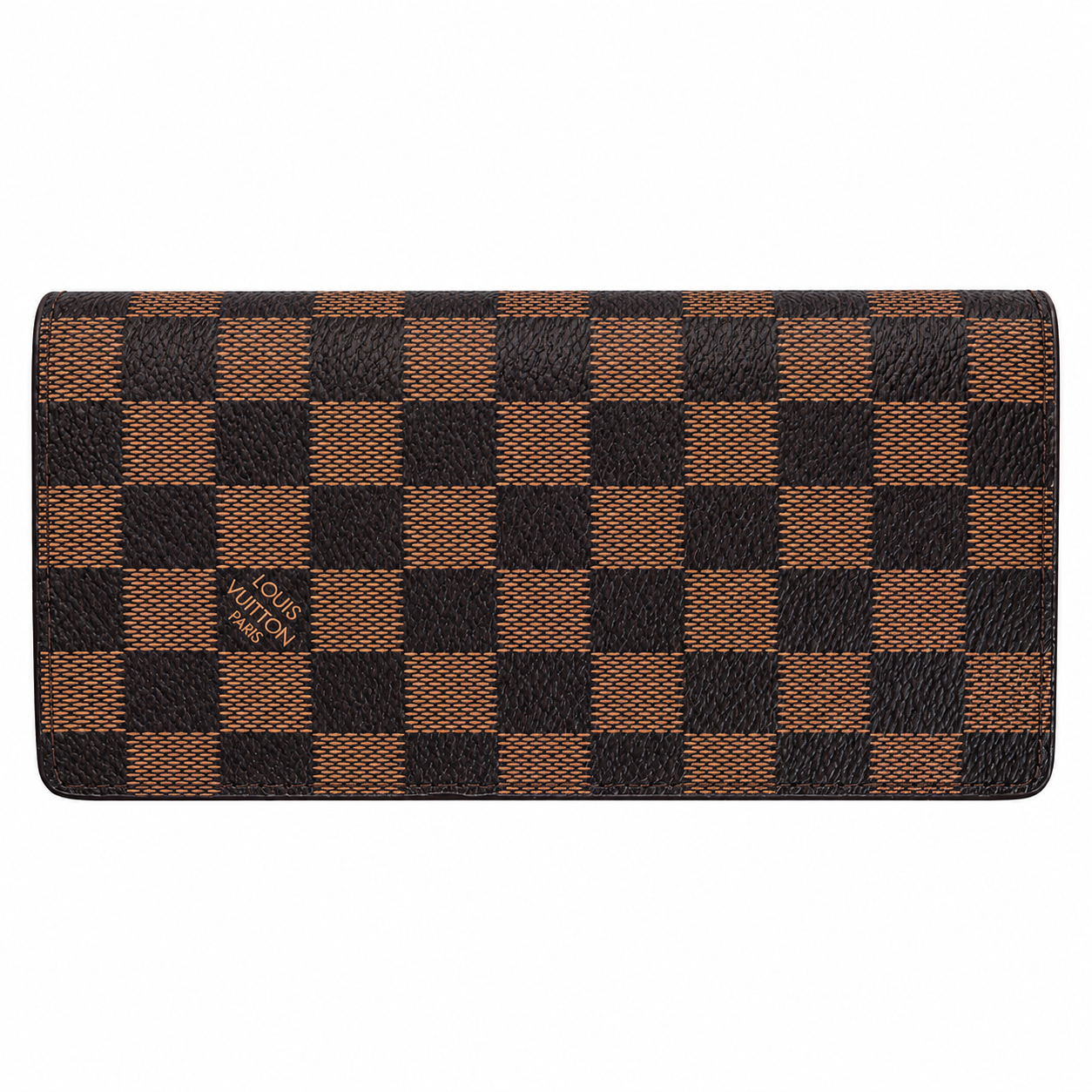 LOUIS VUITTON DAMIER FLIP WALLET - BROWN