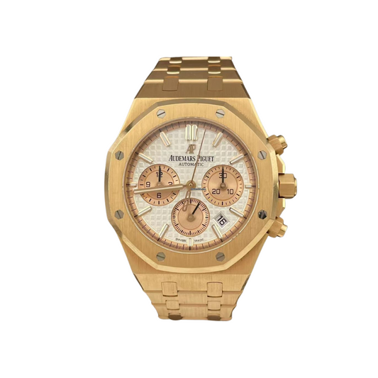 AUDEMARS PIGUET ROYAL OAK 41 WHITE CHRONOGRAPH