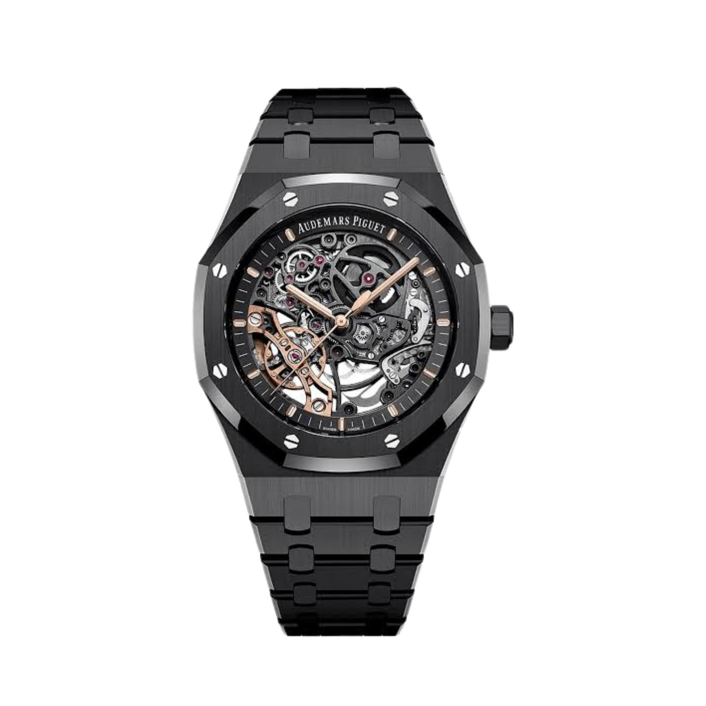 AUDEMARS PIGUET ROYAL OAK 41 DOUBLE BALANCE WHEEL - BLACK
