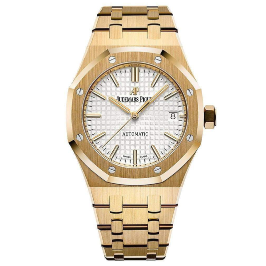 AUDEMARS PIGUET ROYAL OAK 41 - GOLD/WHITE