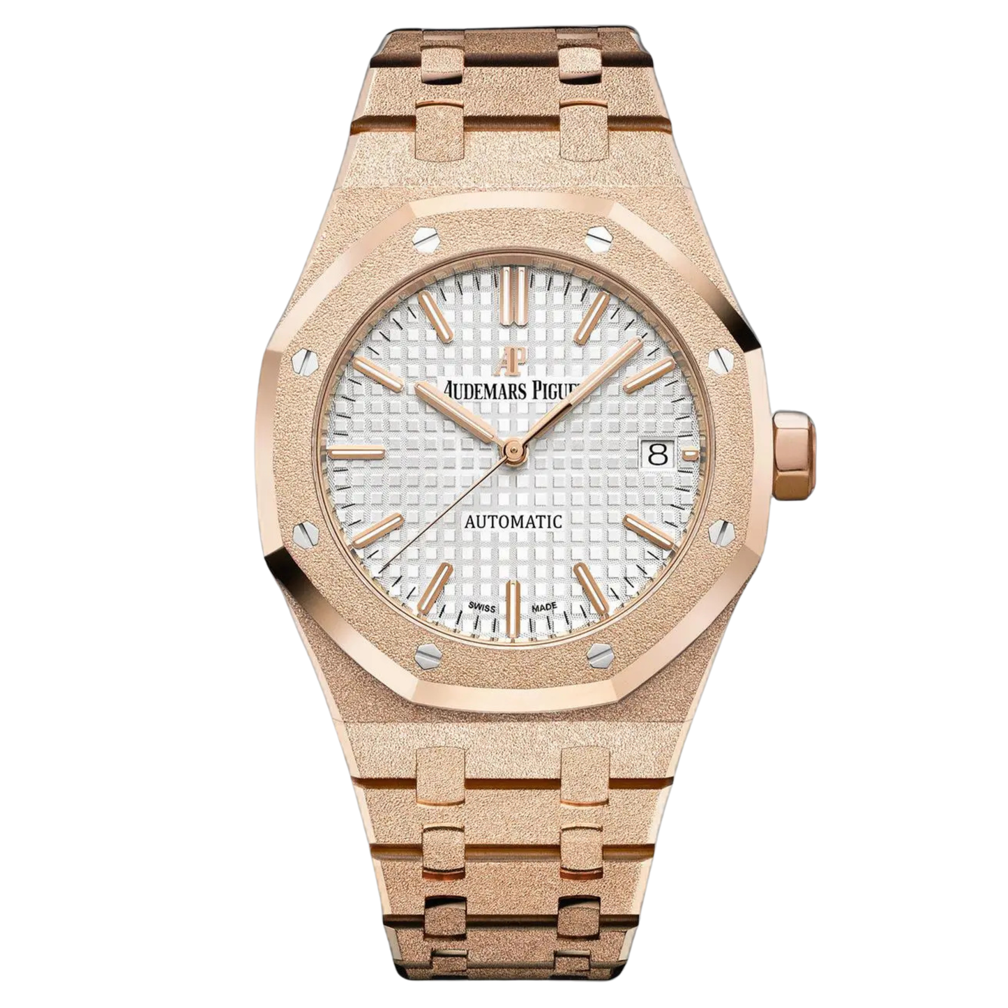 AUDEMARS PIGUET ROYAL OAK 41 - ROSE GOLD/WHITE