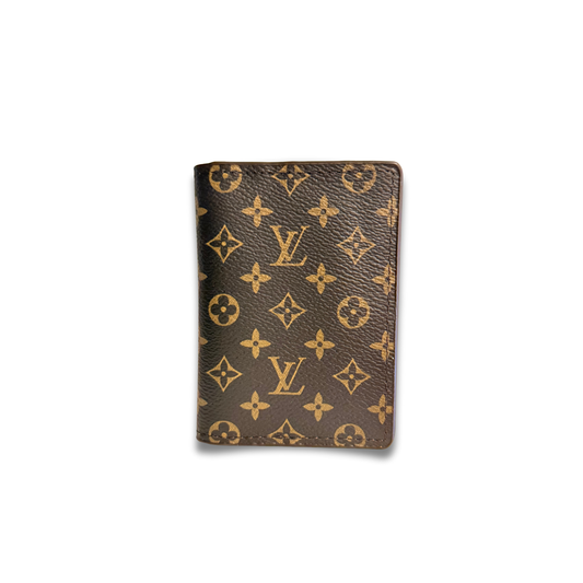LOUIS VUITTON MONOGRAM SML FLIP CARD HOLDER - BROWN