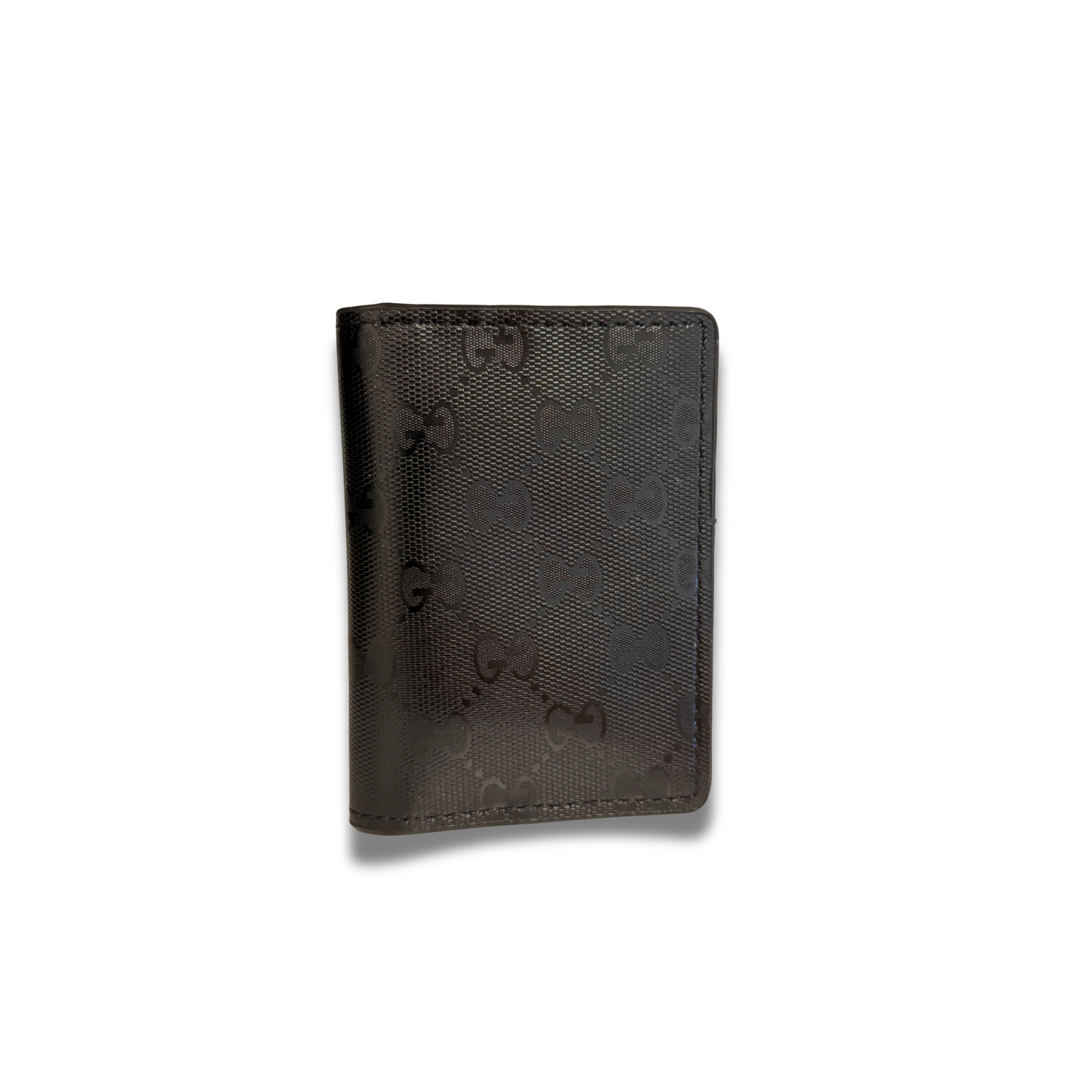 GUCCI GG FLIP CARD HOLDER - DOUBLE BLACK