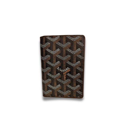 GOYARD FLIP CARD HOLDER - BROWN