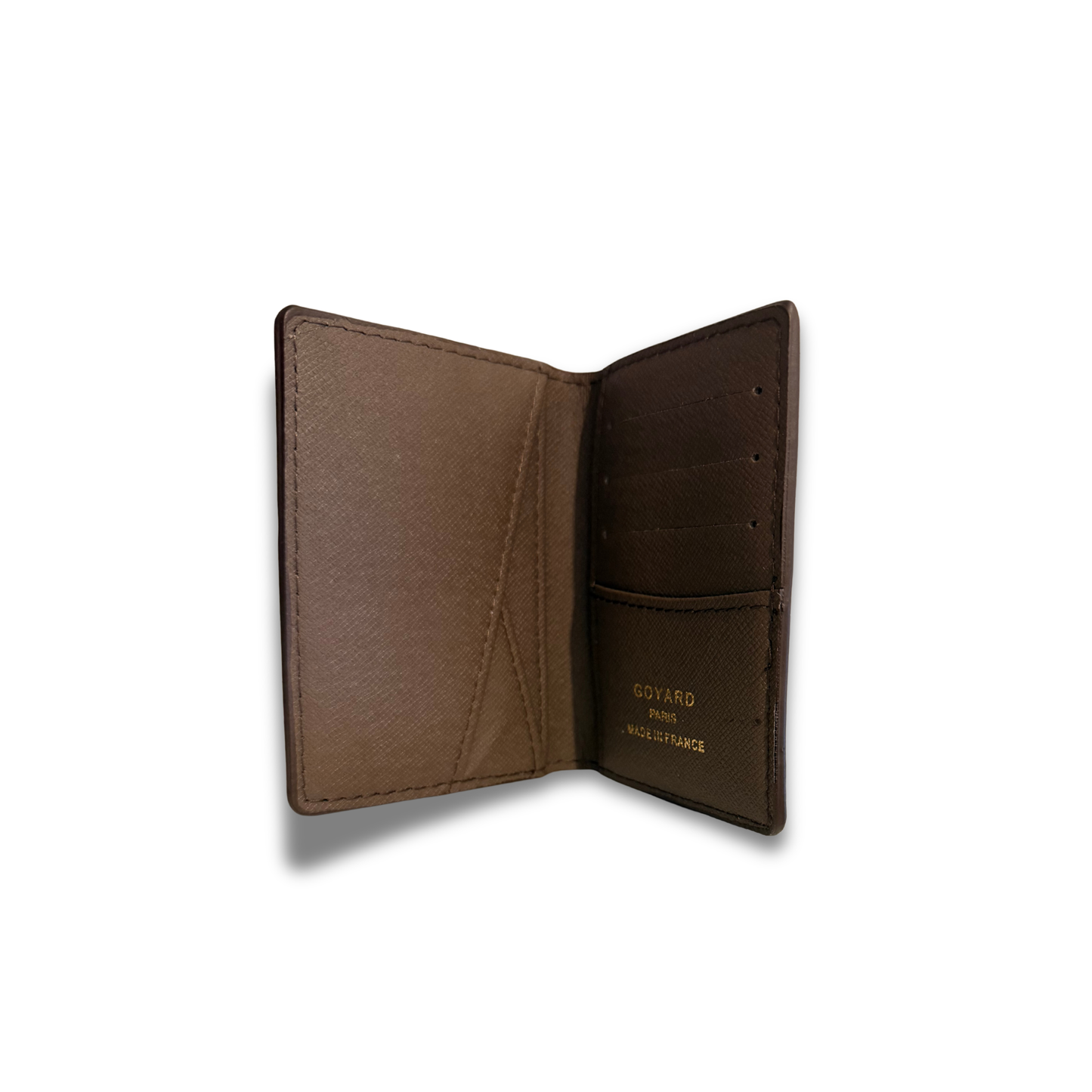 GOYARD FLIP CARD HOLDER - BROWN