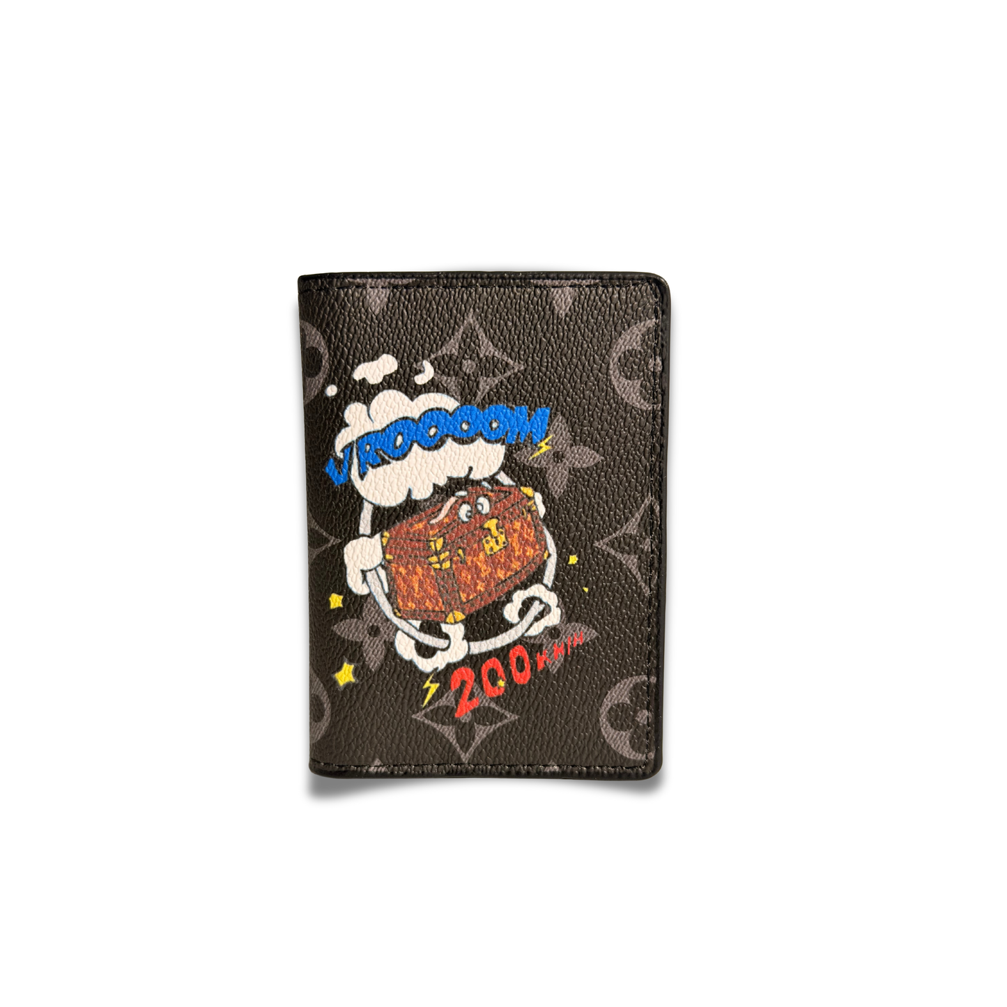 LOUIS VUITTON POCKET ORGANISER FLIP CARD HOLDER - BLACK