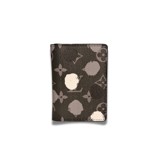 LOUIS VUITTON YAYOI FLIP CARD HOLDER - BLACK