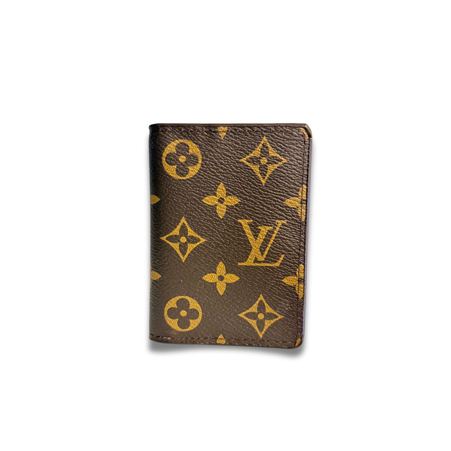 LOUIS VUITTON MONOGRAM FLIP CARD HOLDER - BROWN