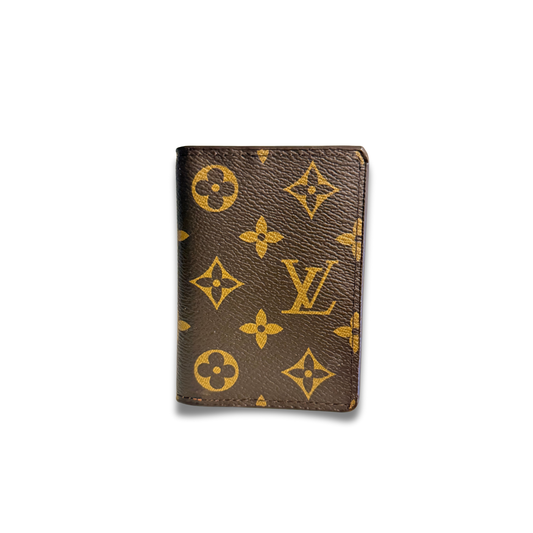 LOUIS VUITTON MONOGRAM FLIP CARD HOLDER - BROWN