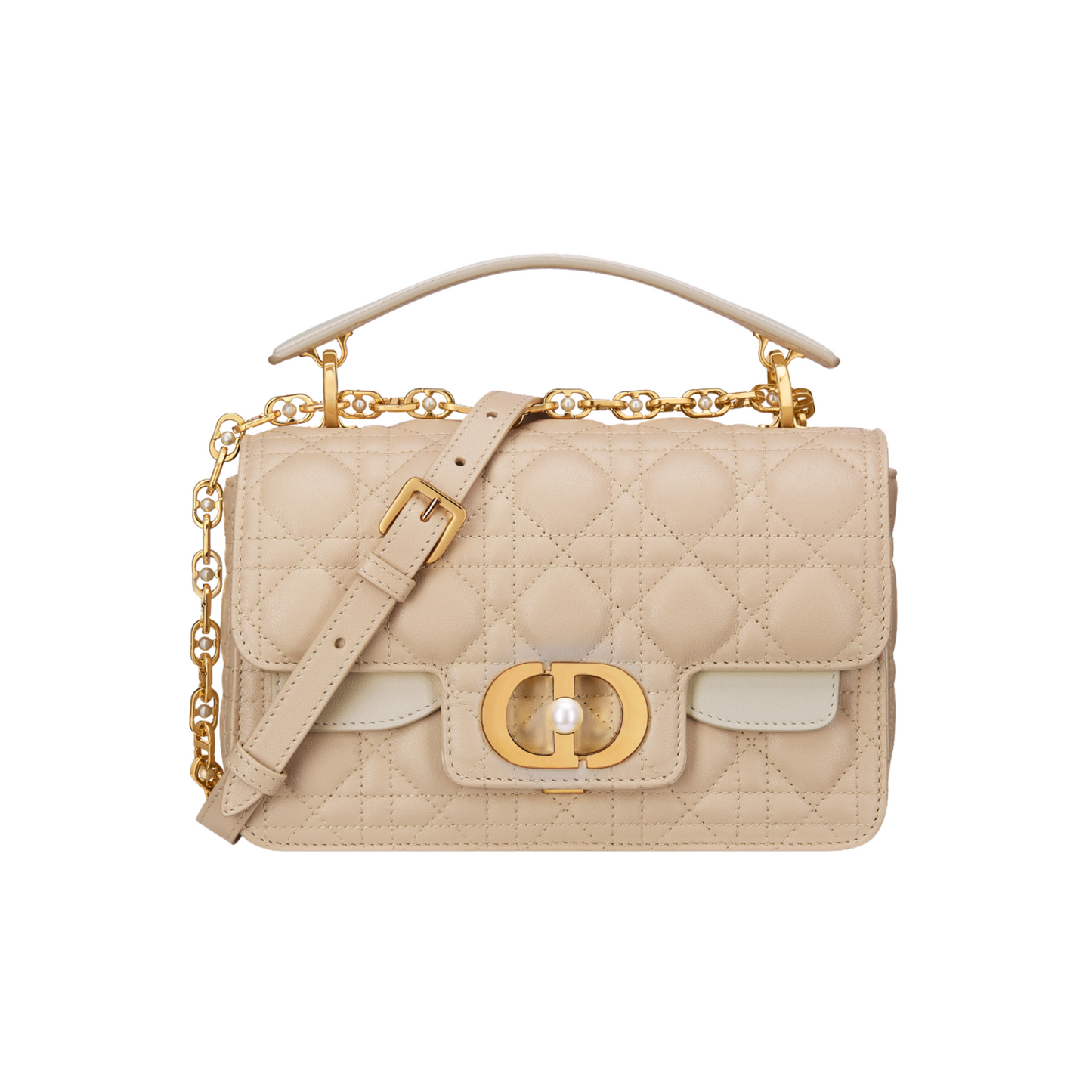 DIOR JOLIE TOP HANDLE BAG - IVORY