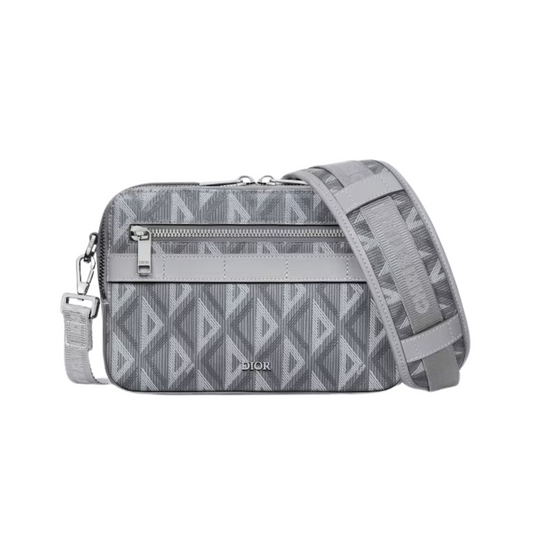 DIOR CD HAND MONOGRAM MINI BAG - GREY