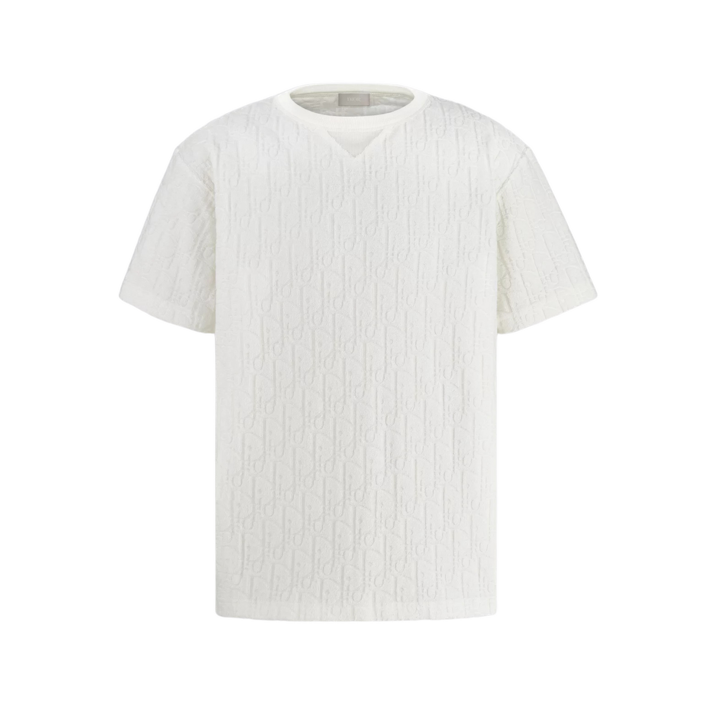 DIOR OBLIQUE RELAXED FIT T-SHIRT - WHITE