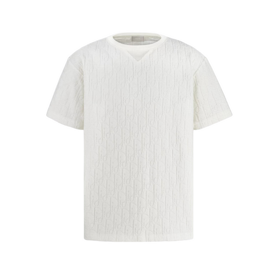 DIOR OBLIQUE RELAXED FIT T-SHIRT - WHITE
