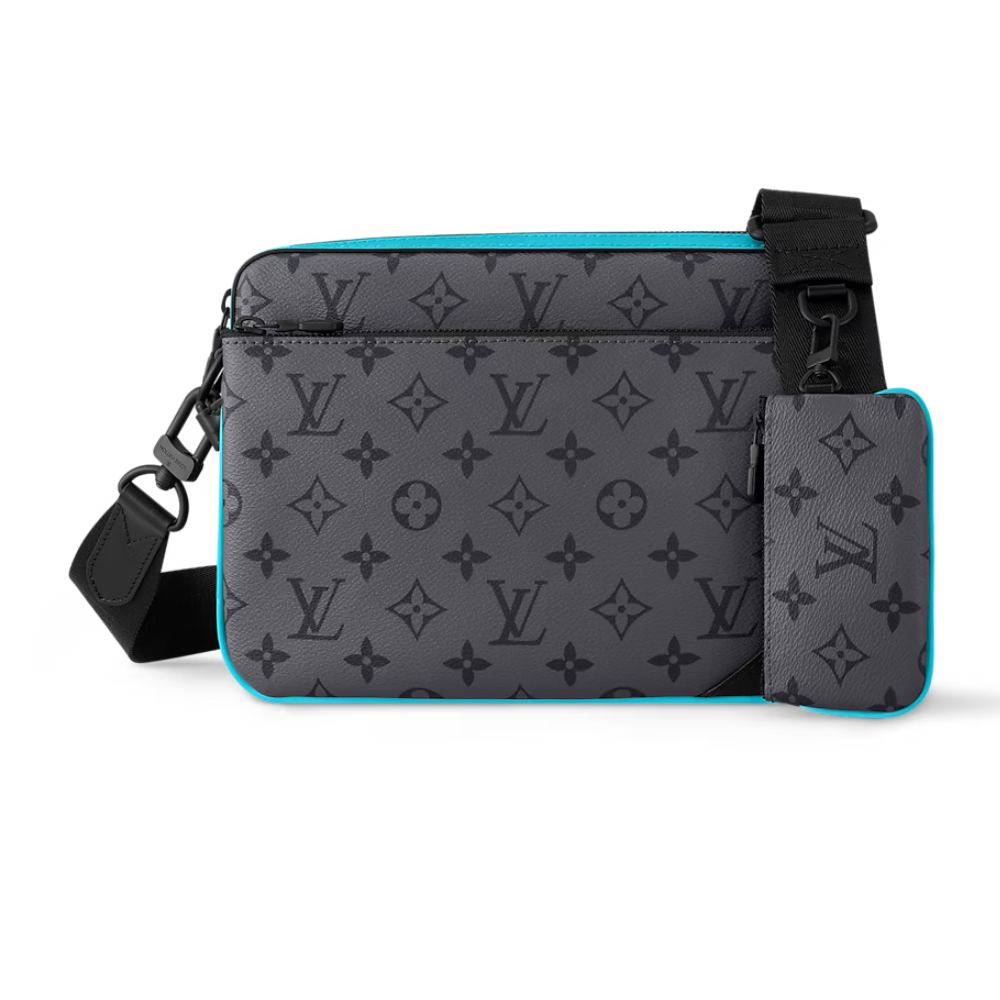 LOUIS VUITTON TRIO MESSENGER BAG MENS - GREY/BLUE – Zookicks