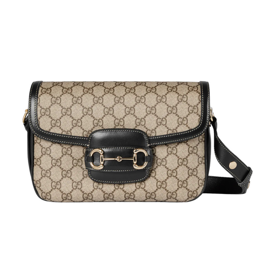 GUCCI HORSEBIT 1955 MEDIUM SHOULDER BAG - BLACK