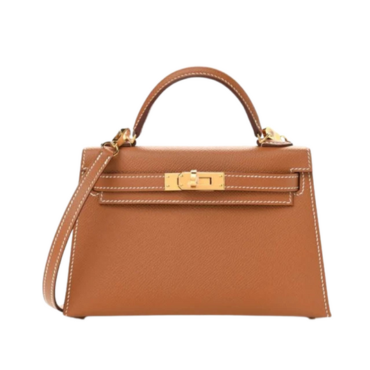 HERMES KELLY II SELLIER BAG - BROWN