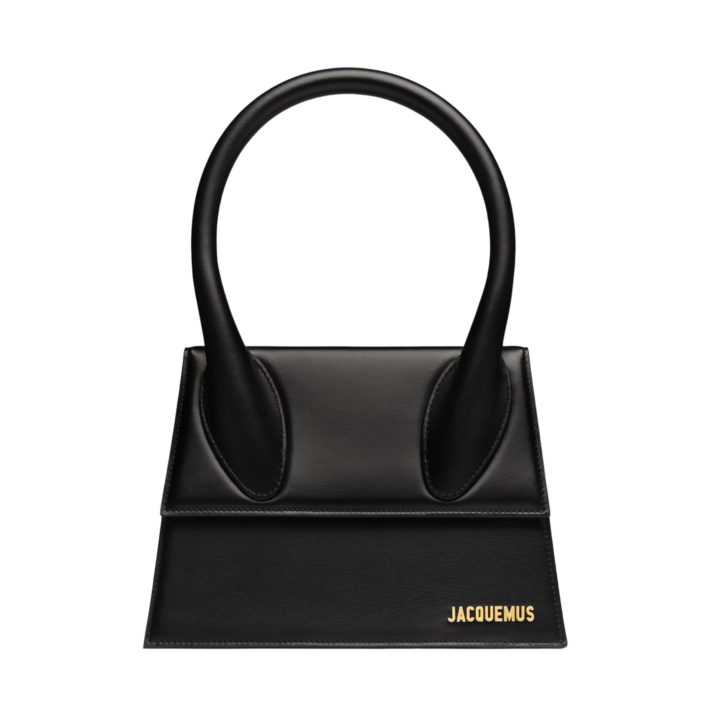 JACQUEMUS LARGE CHIQUITO BAG - BLACK