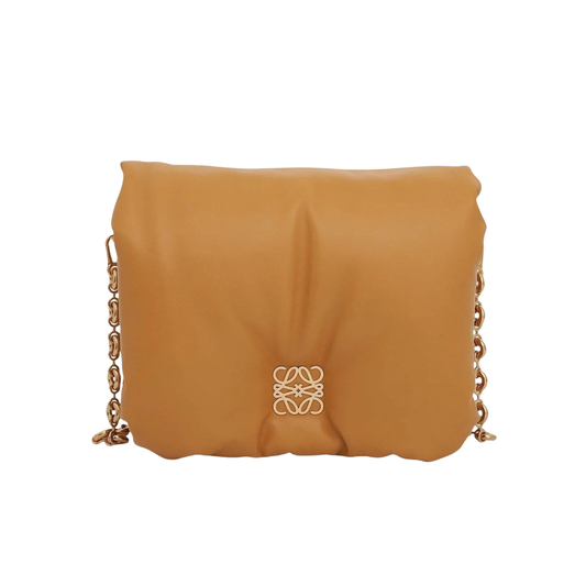 LOEWE PUFFER GOYA BAG - BROWN