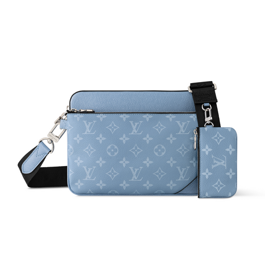 LOUIS VUITTON TRIO MESSENGER BAG - LIGHT BLUE