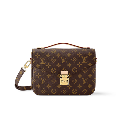 LOUIS VUITTON POCHETTE METIS MONOGRAM BAG - BROWN