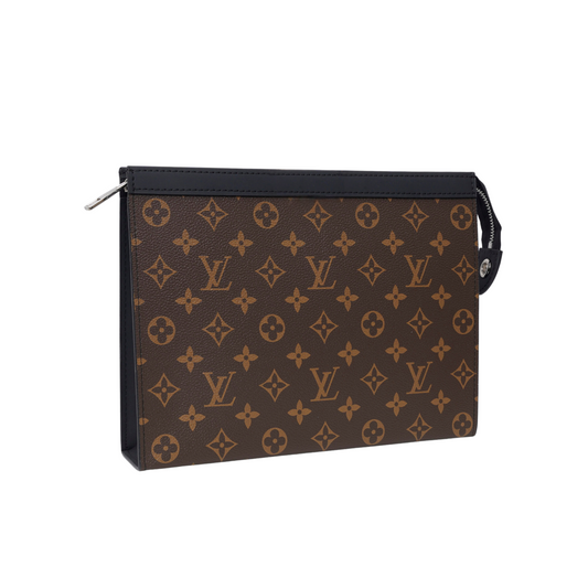 LOUIS VUITTON POCHETTE VOYAGE MONOGRAM BAG - BROWN