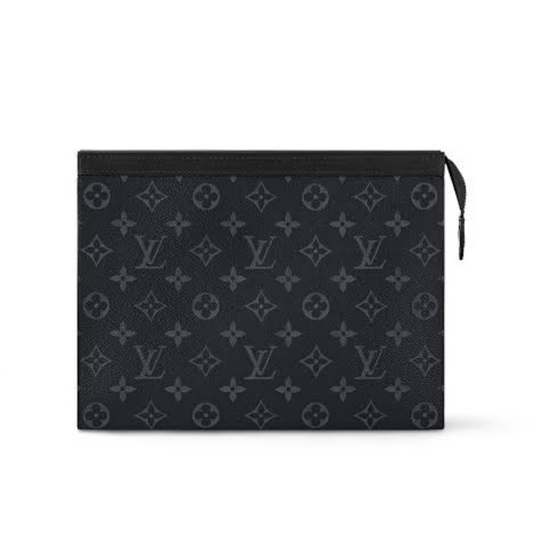 LOUIS VUITTON POCHETTE VOYAGE MONOGRAM BAG - BLACK