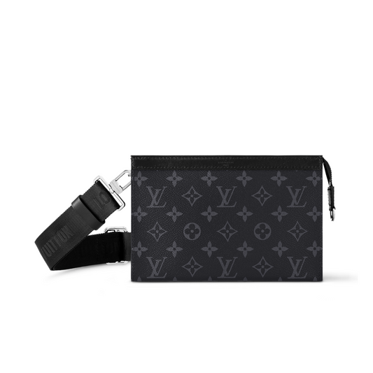 LOUIS VUITTON GASTON WEARABLE WALLET - BLACK