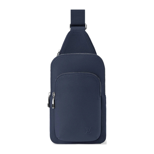 LOUIS VUITTON AVENUE SLINGBAG PM LV AEROGRAM MENS - NAVY