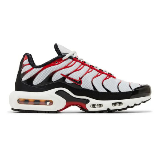 NIKE TN AIR MAX PLUS - PURE PLATINUM/UNIVERSITY RED