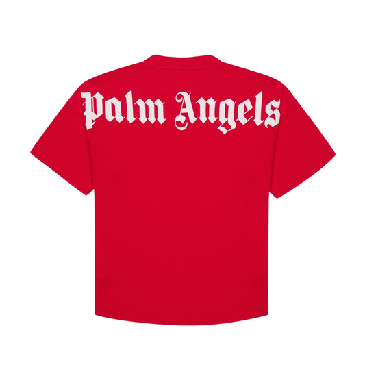 PALM ANGELS LOGO T-SHIRT - RED