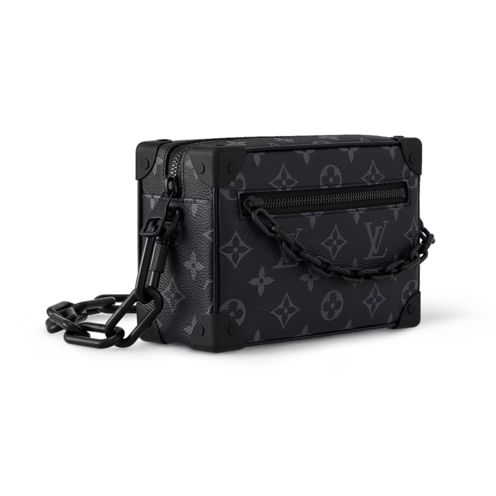 LOUIS VUITTON MINI SOFT TRUNK BAG MEN - BLACK