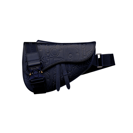 DIOR SADDLE BAG - DEEP NAVY