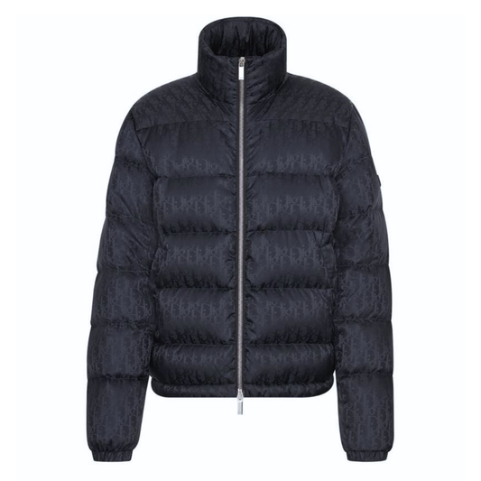 (PRE-ORDER) DIOR OBLIQUE PUFFER JACKET - NAVY