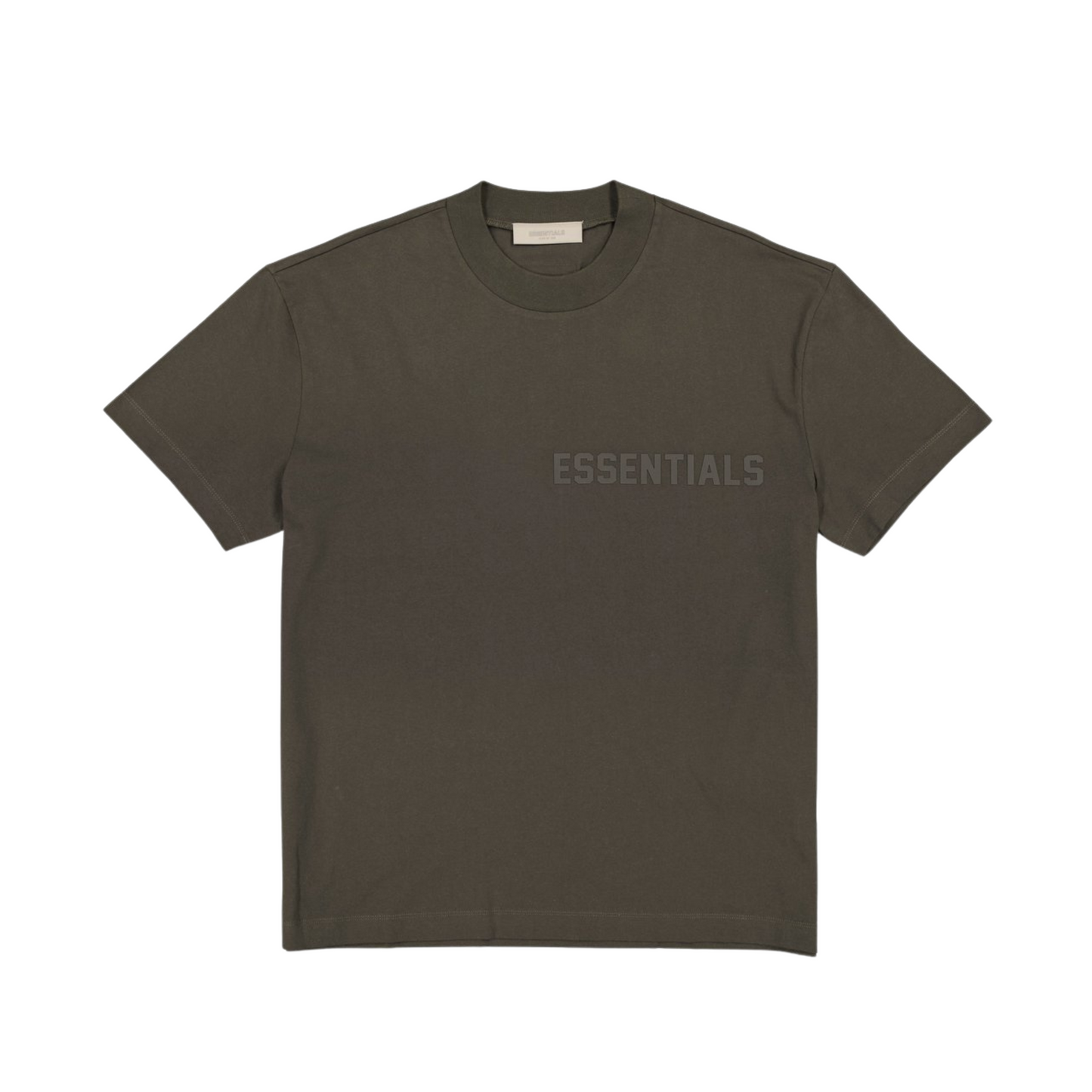 ESSENTIALS FEAR OF GOD T-SHIRT - DARK KHAKI