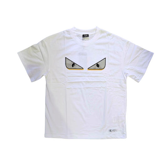 FENDI MONSTER EYE TSHIRT - WHITE