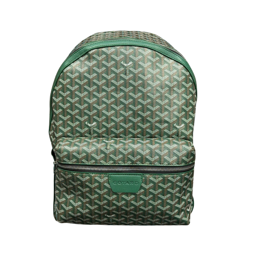 GOYARD MONOGRAM ZIP BACKPACK - GREEN